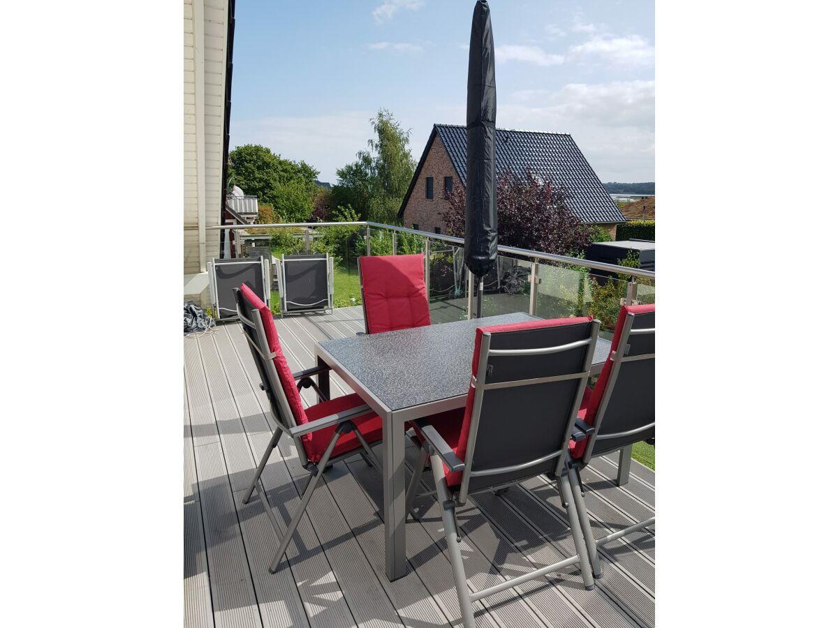 Balkon mit Liegen