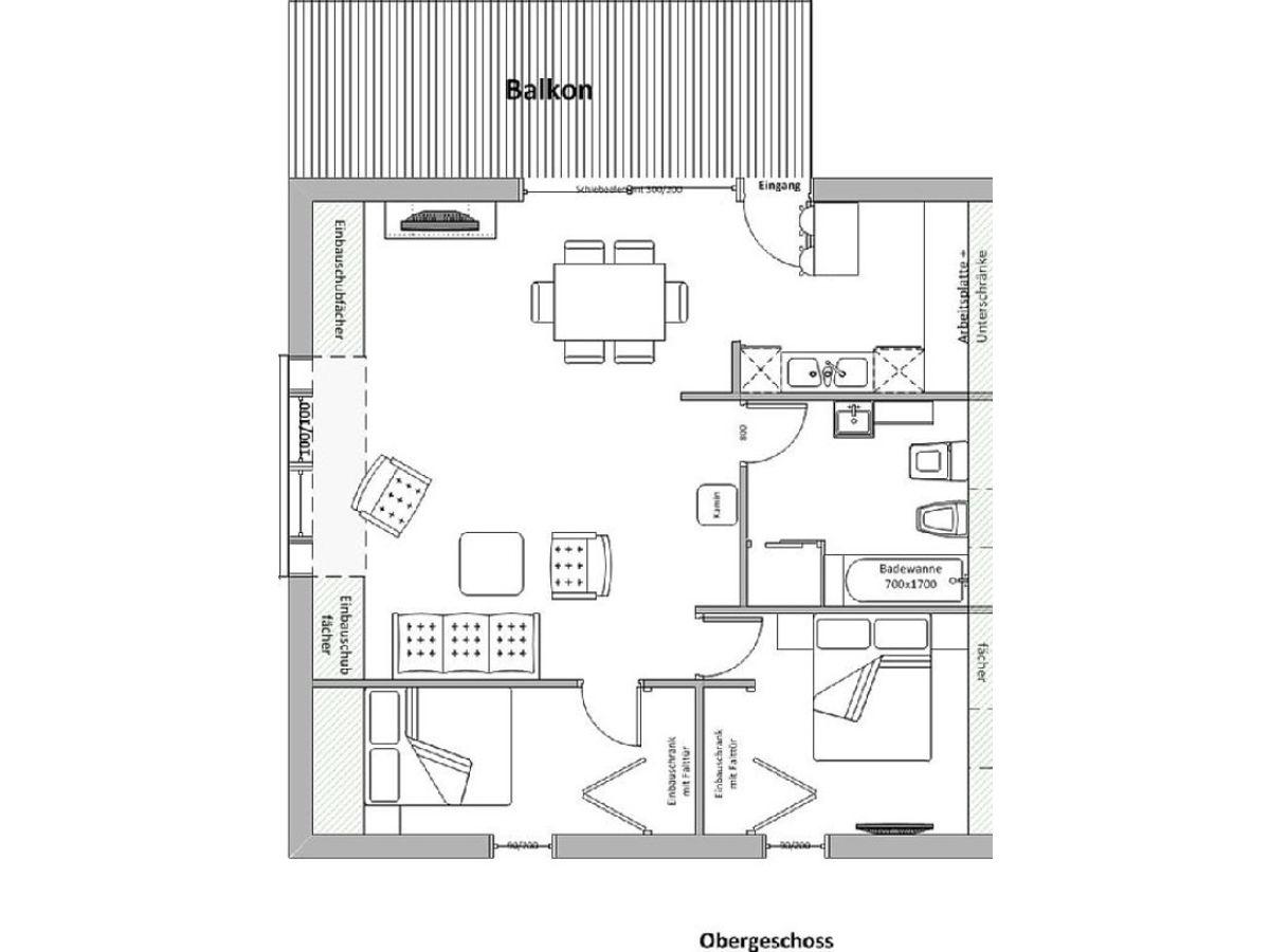Grundriss Obergeschoss