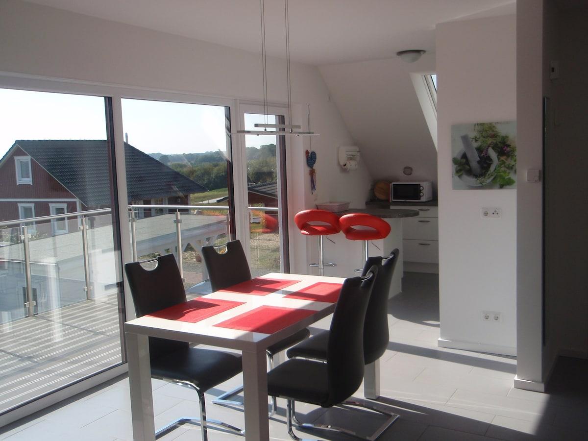 Essbereich am Balkon